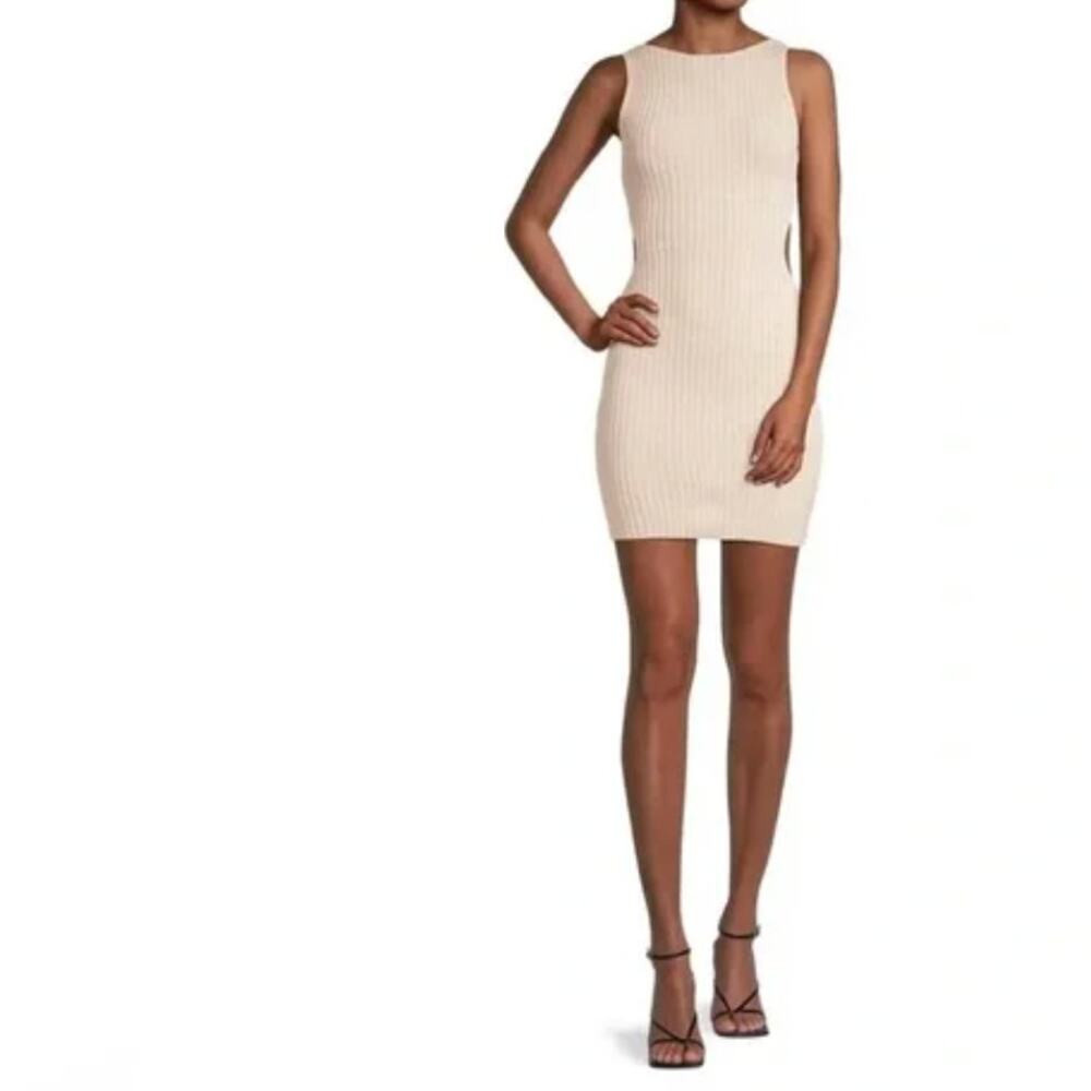 Bec + Bridge ALEXIS Knit Mini Dress - Cream - Medium